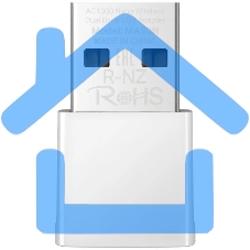 Mercusys MA30N Сверхкомпактный двухдиапазонный USB-адаптер Wi-Fi AC1300