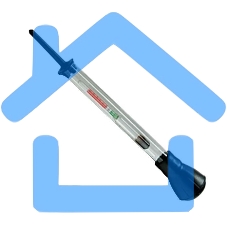 Ареометр для измерения плотности электролита SPARTA 549125