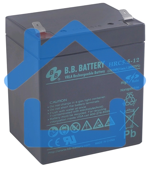 Батарея B.B. Battery HRC 5.5-12 (12V 5Ah)