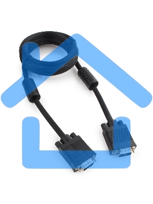 Кабель Gembird/Cablexpert CC-PPVGA-6B,Кабель VGA Premium,15M/15M, 1.8м, тройн.экран, феррит.кольца, черный, пакет