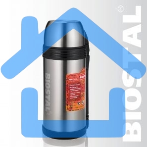 Термос Biostal NGP-1500P универсальный,1,5л.,c ручкой