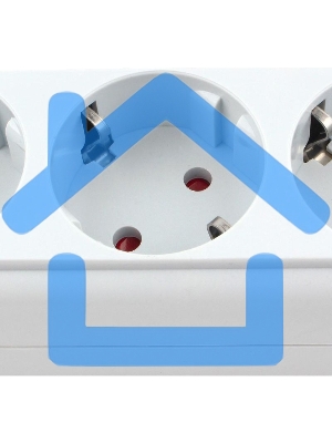 Фильтр-удлинитель PowerCube PRO (SPL(5+1)-16B-P-5М) 5.0 м, LC контур - подавление В/Ч помех, 16А/3,5кВт