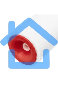 Валик сменный Matrix ВЕЛЮР, 180 мм, ворс 4 мм, D 48 мм, D ручки 8 мм