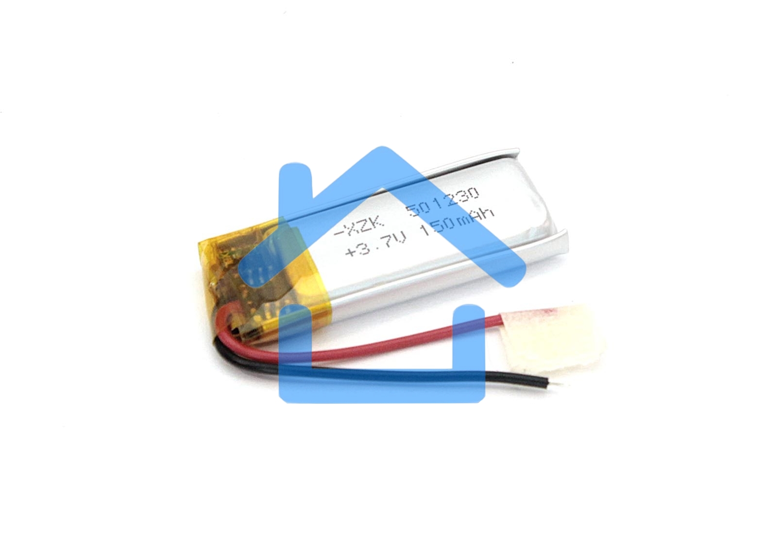 Аккумулятор Li-Pol (батарея) 5*12*30мм 2pin 3.7V/140mAh
