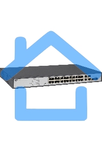 Неуправляемый PoE-коммутатор ORIGO Unmanaged Switch 26x1000Base-T (24x1000Base-T PoE), 2xCombo 1000Base-T/SFP, PoE Budget 370W, Long-range PoE up to 250m, 19