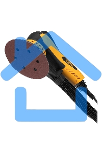 Машина шлифовальная орбитальная бесщет OS-150-BL, 350 Вт, 4000-10000 об/мин Denzel