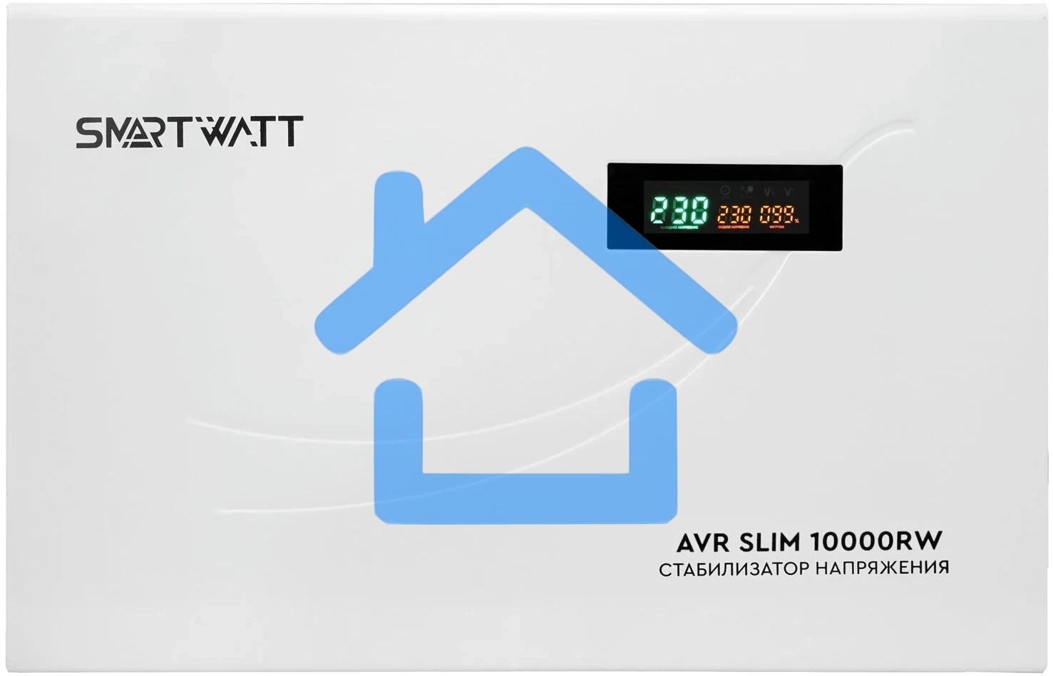 Стабилизатор напряжения Smartwatt AVR Slim 10000RW 10000ВА белый