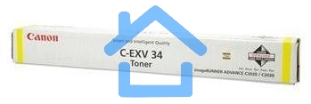 Картридж лазерный Canon C-EXV34Y желтый (16000 стр.) для Canon iR C9060/C9065/C9070