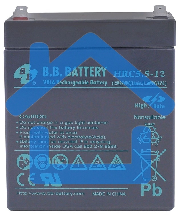 Батарея B.B. Battery HRC 5.5-12 (12V 5Ah)