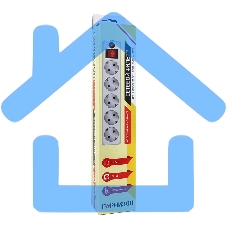 Сетевой фильтр Гарнизон ЕНLW-4 0,5 м 5 розеток белый 