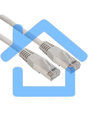 Пaтч-корд Rexant F/UTP, кат.6, RJ45-RJ45, экранированный, PVC серый, 5м