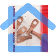 Наконечник медный ТМ 25-8-7 (25мм² - Ø8мм) (в упак. 5 шт.) Rexant