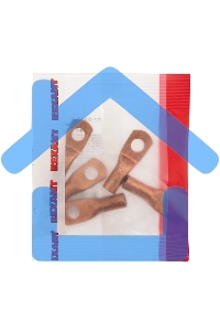Наконечник медный ТМ 25-8-7 (25мм² - Ø8мм) (в упак. 5 шт.) Rexant