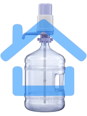 Помпа для 19л бутыли Hotfrost A25 механический серый/синий