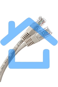 Коммутационный шнур Патч-корд литой Aopen/Qust ANP511_1M UTP кат.5е 1м серый