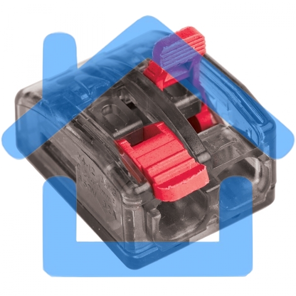 Клемма PROxima СМК 221-412 2 отверстия 0.2-4.0 мм2 (100шт.)