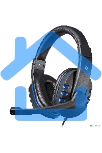 Гарнитура Defender GAMING WARHEAD G-160 BLACK/BLUE