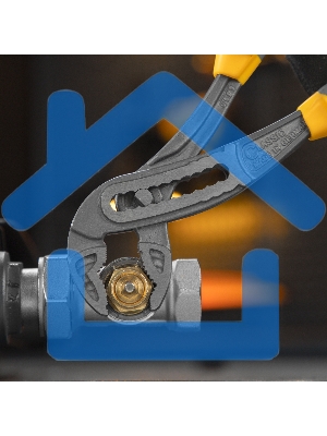 Клещи переставные, трехкомпонентные рукоятки 240 мм Denzel