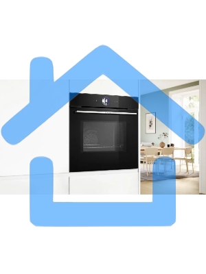 Духовой шкаф электрический Bosch Serie 8 HMG776NB1 черный