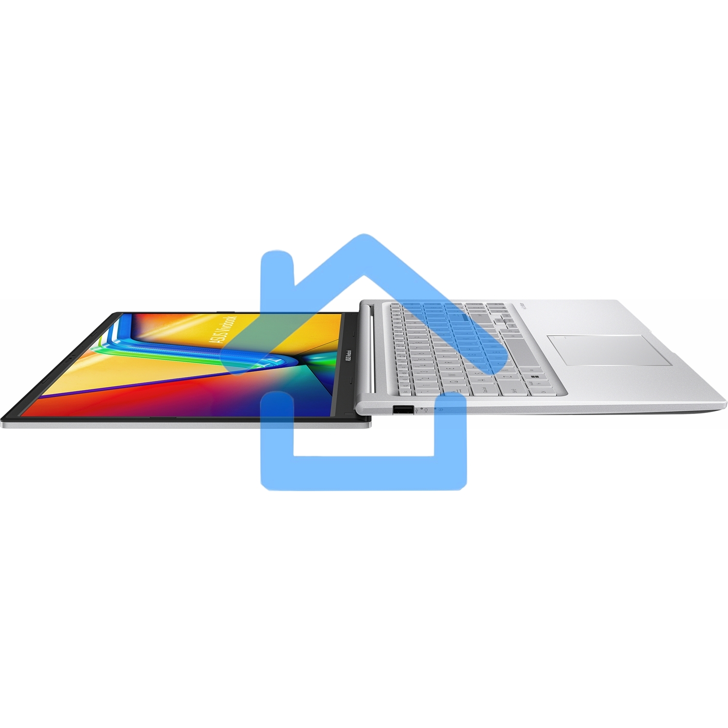 Ноутбук ASUS Vivobook 15 X1504VA-BQ286 Core i5 1335U/8Gb/512Gb SSD/VGA int/noOS/ Silver