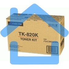 Картридж лазерный Kyocera-Mita TK-820K черный для FS-C8100DN 15000стр.