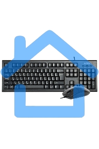 Комплект клавиатура + мышь A4 Bloody KR-8520D / USB/ Wired / черный