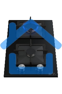 Газовая варочная панель Krona CALORE 30 BL