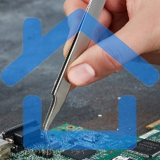 Пинцет изогнутый, узкий 125 мм (блистер) Rexant