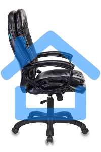 Кресло руководителя Бюрократ T-9950LT/BLACK сиденье черный, искусственная кожа