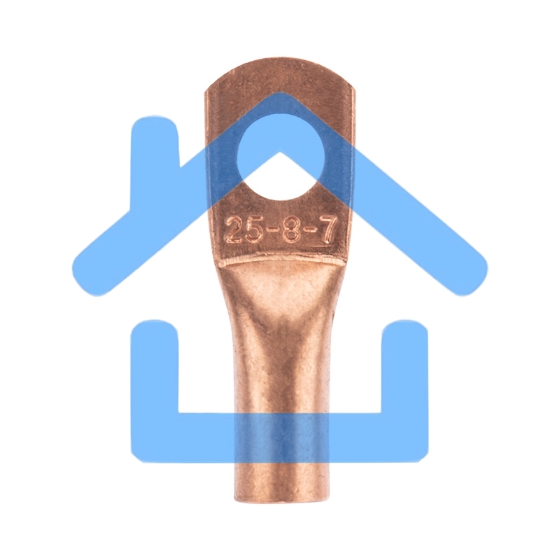 Наконечник медный ТМ 25-8-7 (25мм² - Ø8мм) (в упак. 5 шт.) Rexant