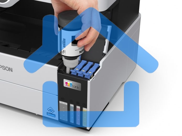 МФУ струйное Epson L6490 (C11CJ88405), A4, цветной, печ. до 17 стр/мин. (ч/б) до 9.5 стр/мин. (цвет), 1200 x 4800 dpi (печать) 1200x2400dpi (скан.), USB, RJ-45, Wi-Fi