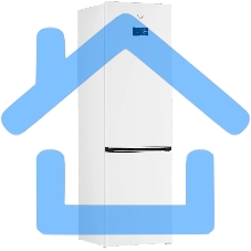 Холодильник Beko B3RCNK402HW белый двухкамерный 257/100л морозилка снизу