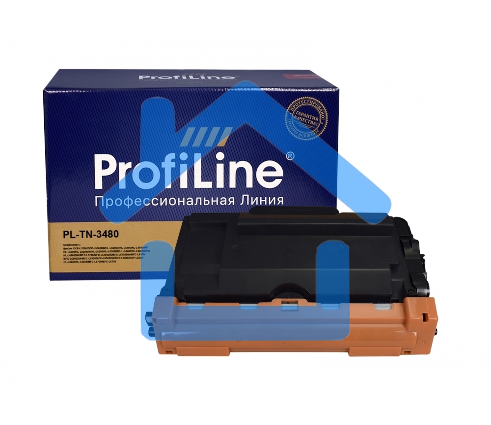 Картридж ProfiLine PL-TN-3480 для принтеров Brother HL-L5000D/5100DN/5200DW/6300DW/6400DW/6400DWT/DCP-L5500DN/6600DW/MFC-L5700DN/5750DW/6800DW/6900DW 8000 копий