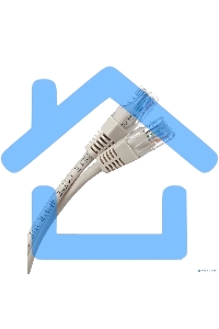 Коммутационный шнур Патч-корд литой Aopen/Qust ANP511_1M UTP кат.5е 1м серый