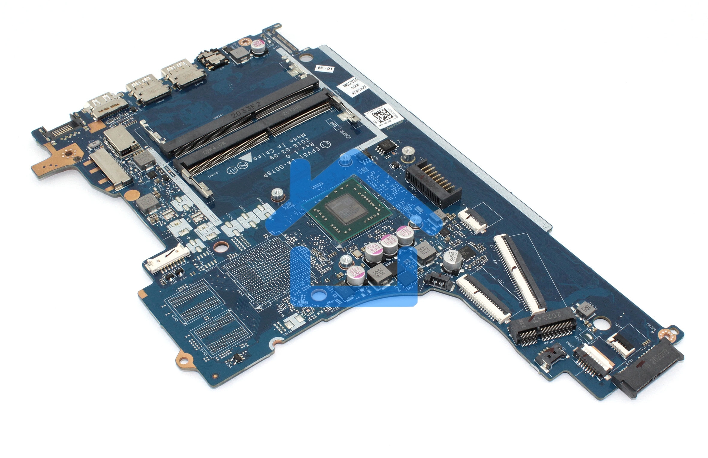 Материнская плата LA-G078P HP 255 G7 15T-DB 15-DB 15-DA A9-9425 UMA