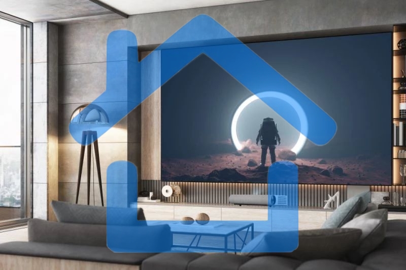 Ультракороткофокусный интеллектуальный лазерный проектор VIEWSONIC X2000L-4K с разрешением 4K HDR