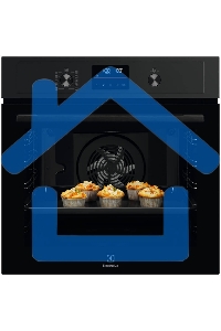 Духовой шкаф электрический Electrolux EOD4P57H черный