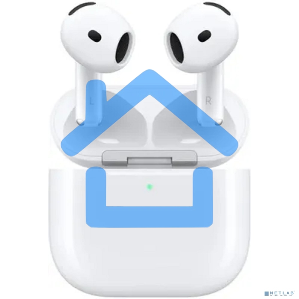 Гарнитура вкладыши Apple A3055 A3056 A3059 AirPods 4 ANC белый