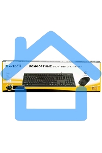 Комплект клавиатура + мышь A4 Bloody KR-8520D / USB/ Wired / черный