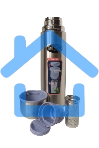 Термос BIOSTAL c узкой горловиной, пробка с ситечком,1,00 л.