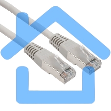 Пaтч-корд F/UTP Rexant, кат.6, RJ45-RJ45, экранированный, PVC серый, 3м
