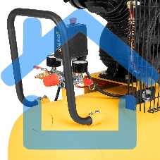 Компрессор воздушный рем. привод BCV2200/100, 2,2 кВт, 100 литров, 370 л/мин Denzel