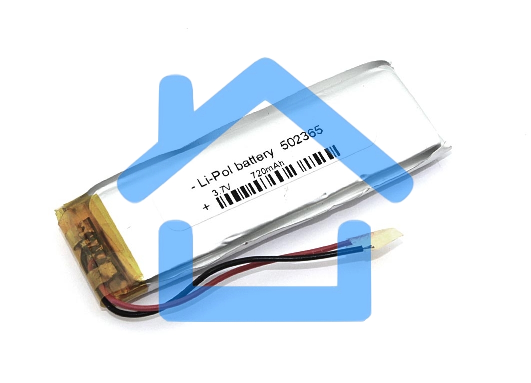 Аккумулятор Li-Pol (батарея) 5*23*65мм 2pin 3.7V/720mAh