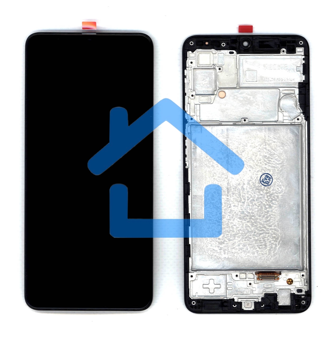 Дисплей для Samsung Galaxy A22 SM-A225F в сборе с тачскрином и рамкой (INCELL) черный
