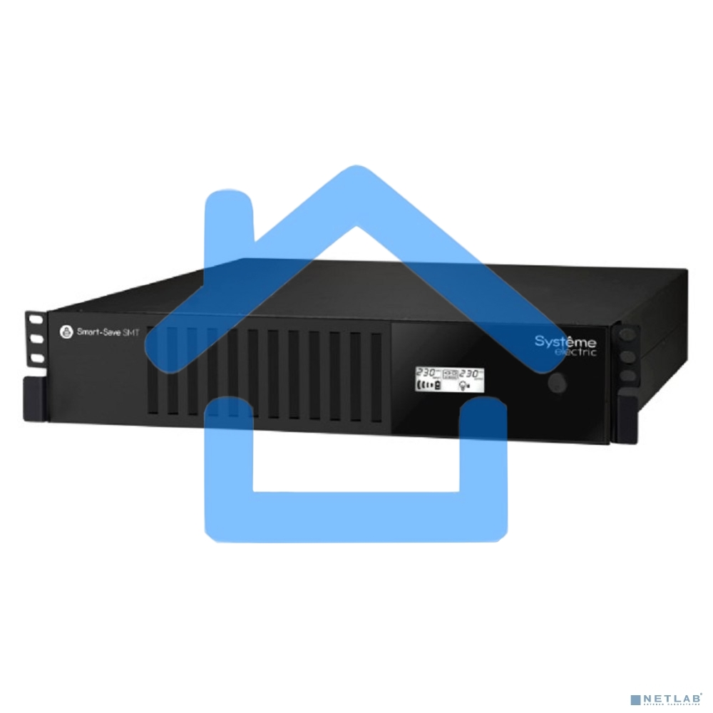 Источник бесперебойного питания Systeme Electriс Smart-Save SMT, 3000VA/1800W, RM 2U, Line-Interactive, LCD, Out: 230V 8xC13, SNMP Intelligent Slot, USB, RS-232