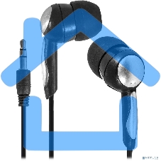 Наушники вкладыши Defender Basic-603 черный 3.5 mm jack 1 1м.