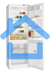 Холодильник Atlant ХМ-6021-080 серебристый двухкамерный 225/101л морозилка снизу