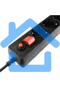 Сетевой фильтр Гарнизон ЕНLB-4 0,5 м 5 розеток черный 