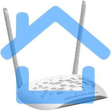 Беспроводная точка доступа TP-Link TL-WA801N серии N, скорость до 300 Мбит/с