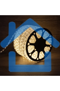 Дюралайт LED, постоянное свечение (2W) – теплый белый, 36 LED/м, бухта 100 м